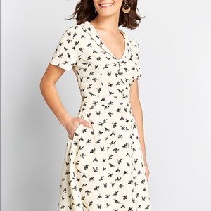 Modcloth Bee Dress - Susan Bee Anthony A-Line